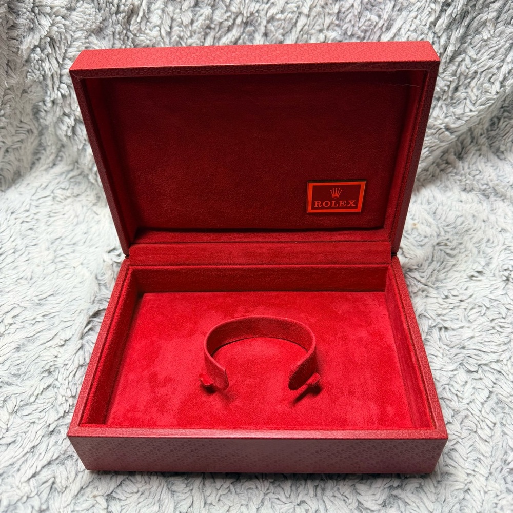 ROLEX Red Watch Box 7x5x2.40 inches